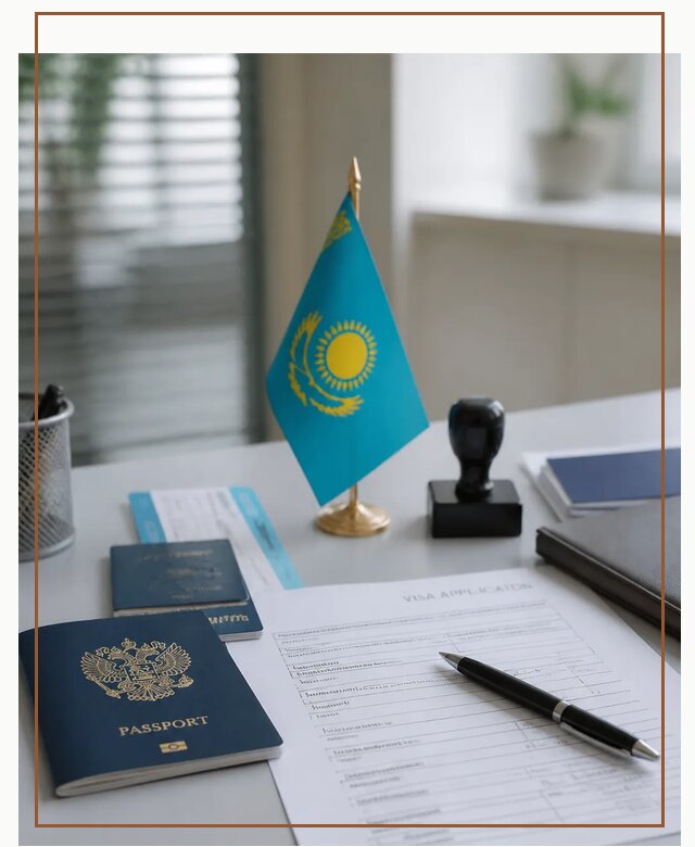 Оформление визы в Казахстан для поездки и работы в Ангарске