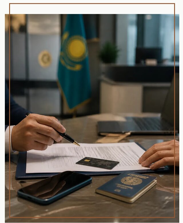 Открытие счета и банковской карты в Казахстане в Ангарске